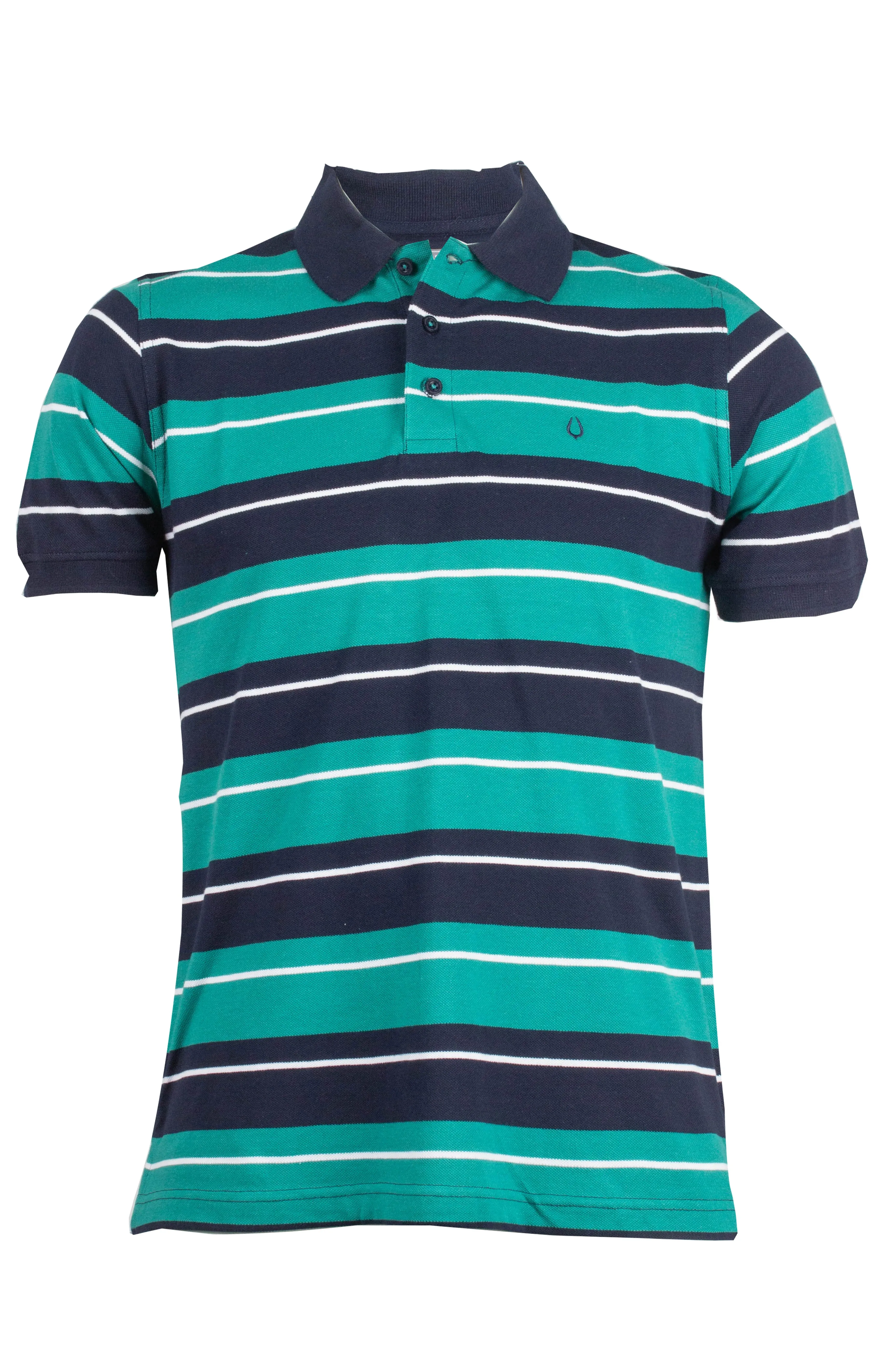Polo in cotone piquet a righe