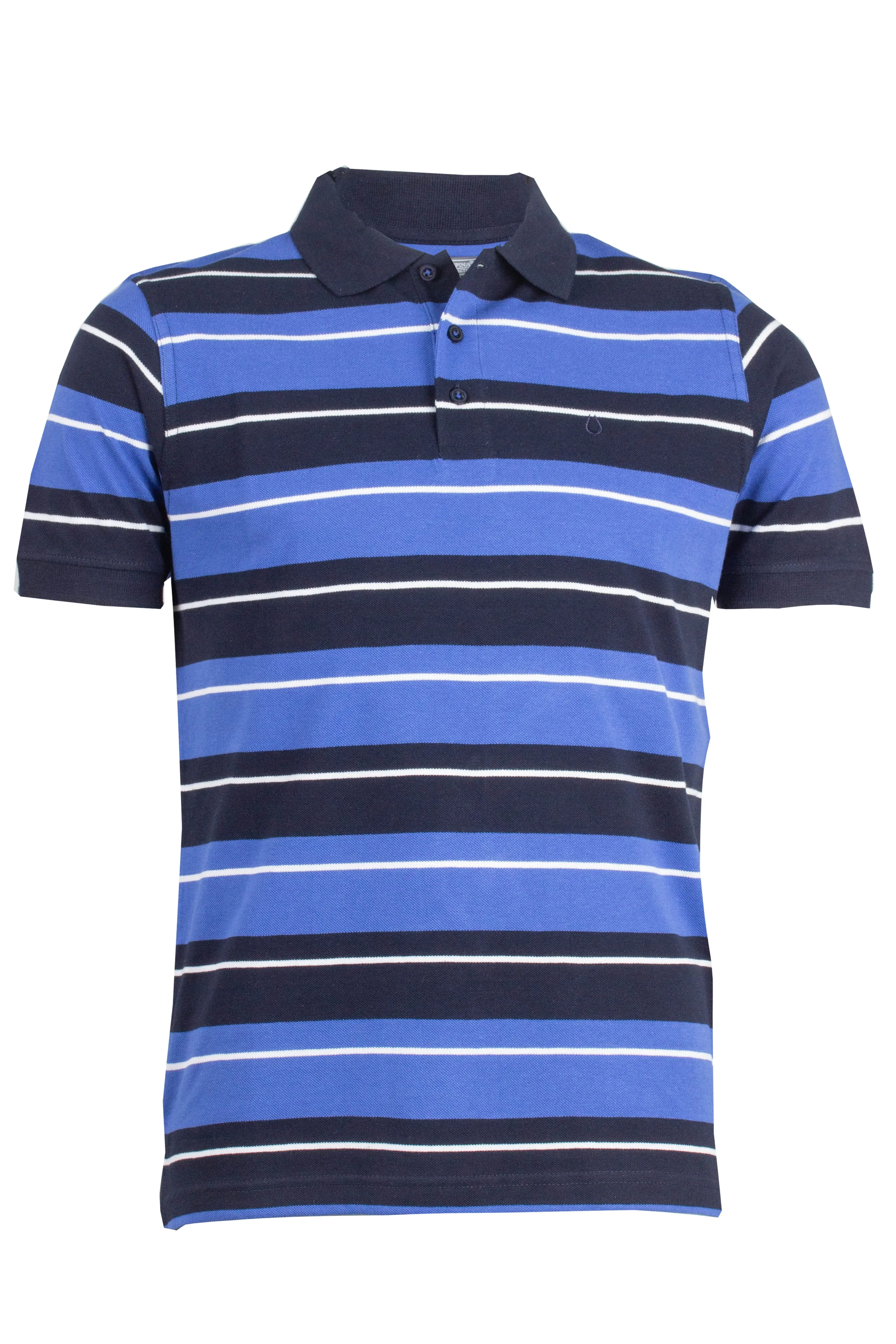 Polo in cotone piquet a righe