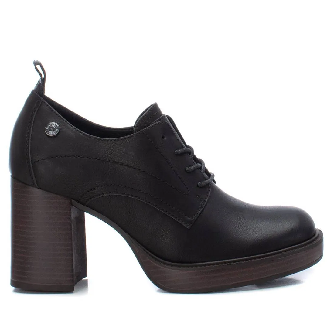 REFRESH Francesina Tacco Alto Donna - 171443 Nero  