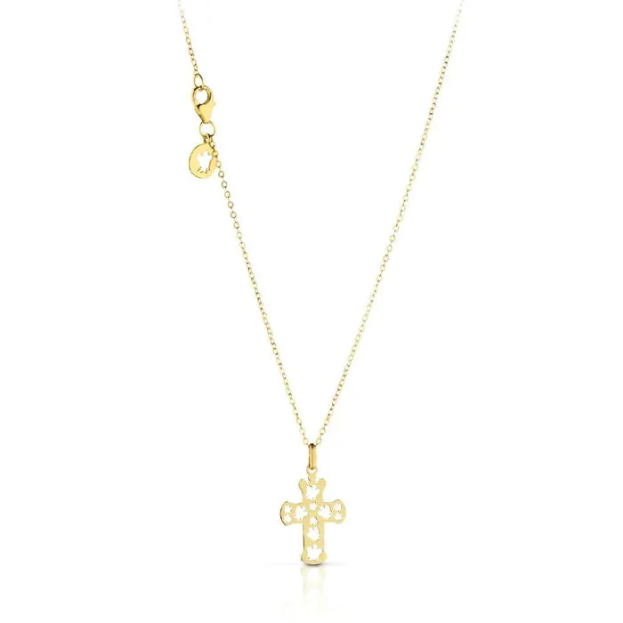 Roberto Giannotti | Collana in Oro Giallo  con Croce