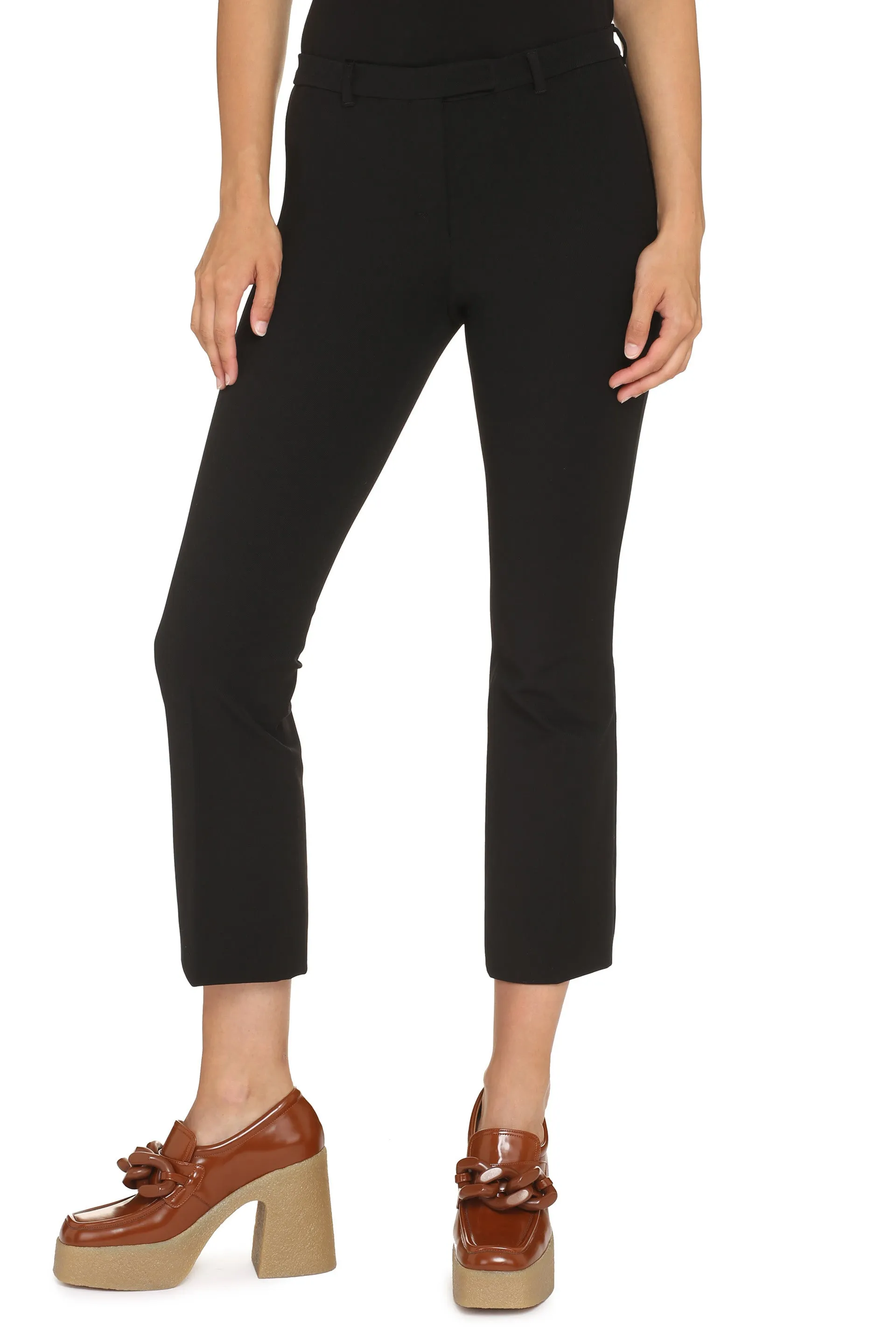 S MAX MARA Pantaloni Umanita in misto cotone