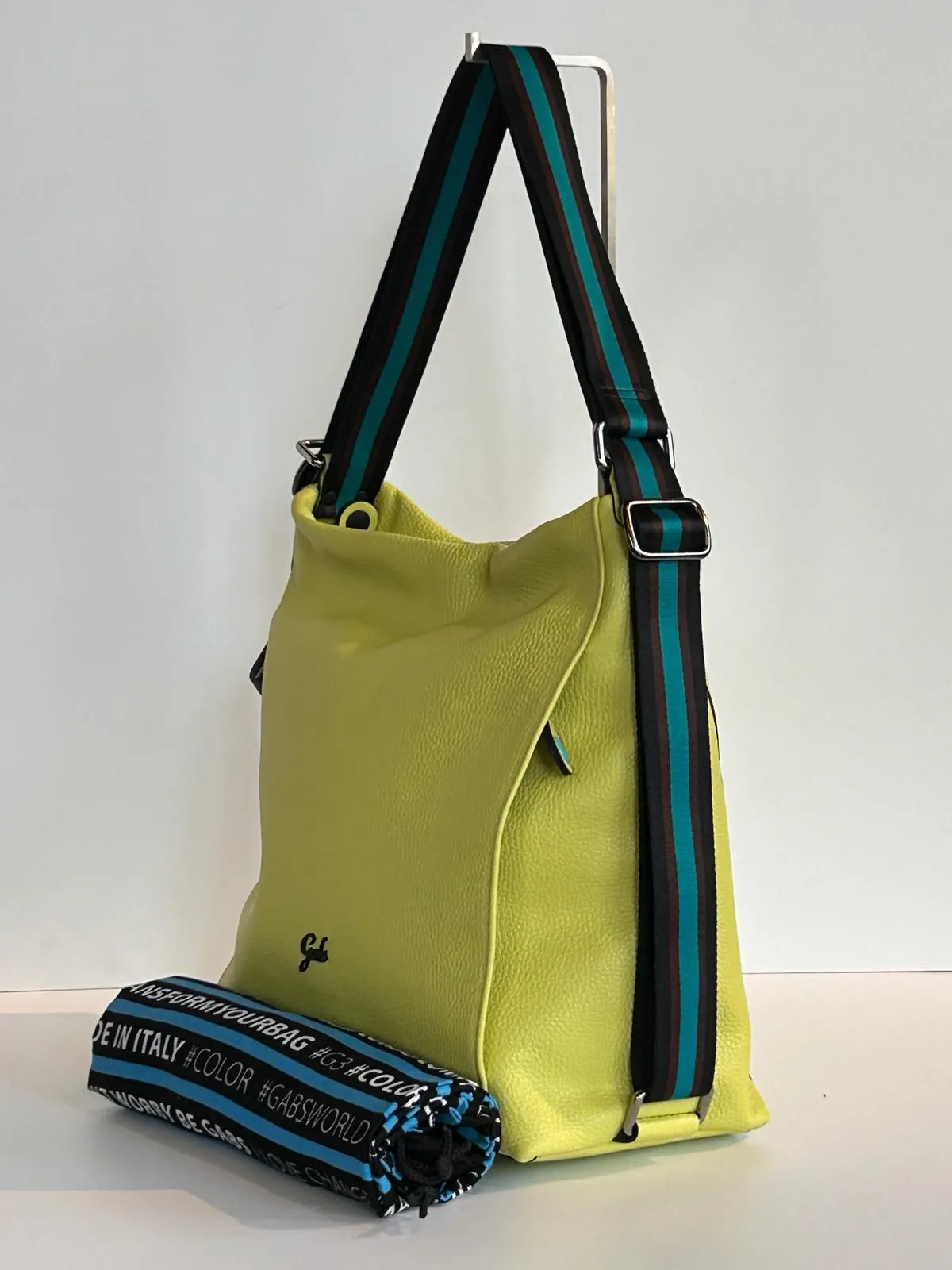 S4-AISSA L Borsa Bull Black Cyber Lime  