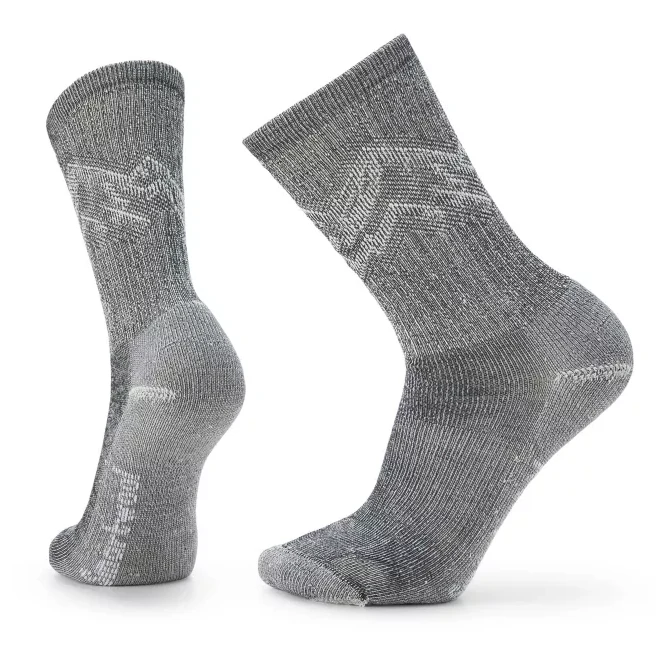     Smartwool Hike Classic Edition Light Cushion Mountain Pattern Crew Socks