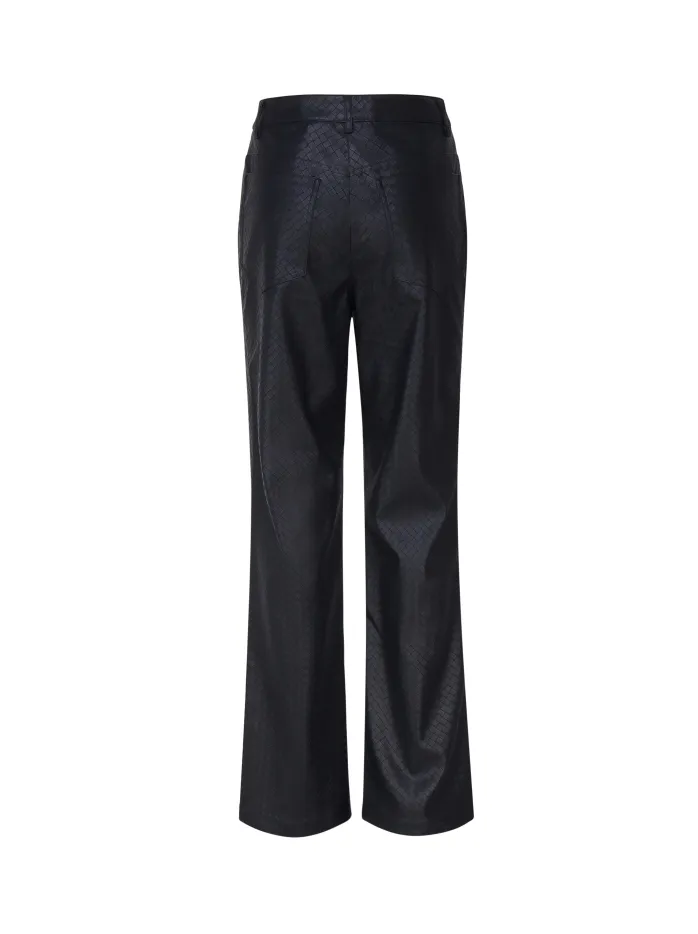 STRAIGHT BRAIDED PANTS