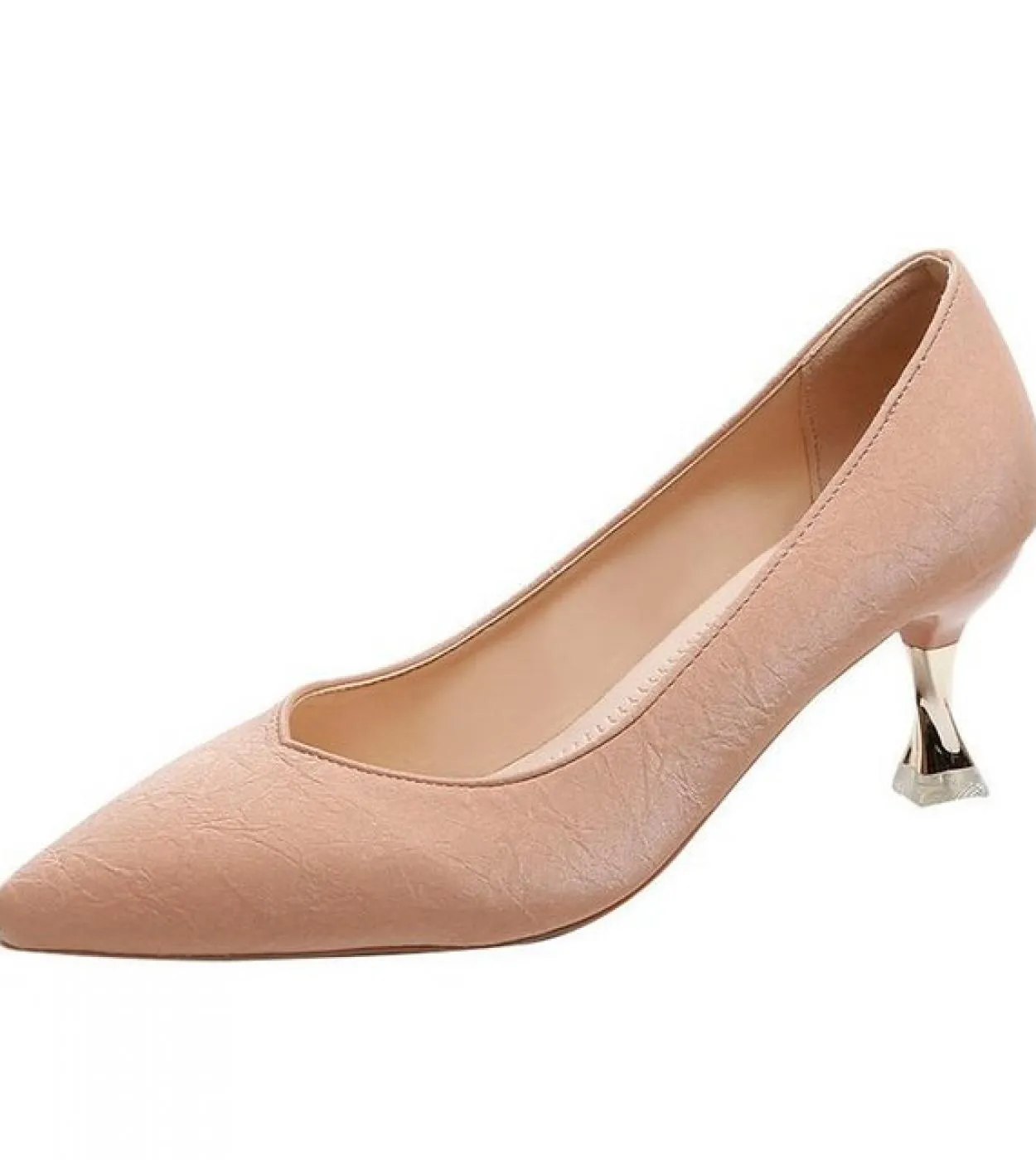 Tacchi alti da donna 2022 Nuovo stile a punta Bocca poco profonda Moda semplice Scarpe a spillo Zapatos De Mujer Pompe