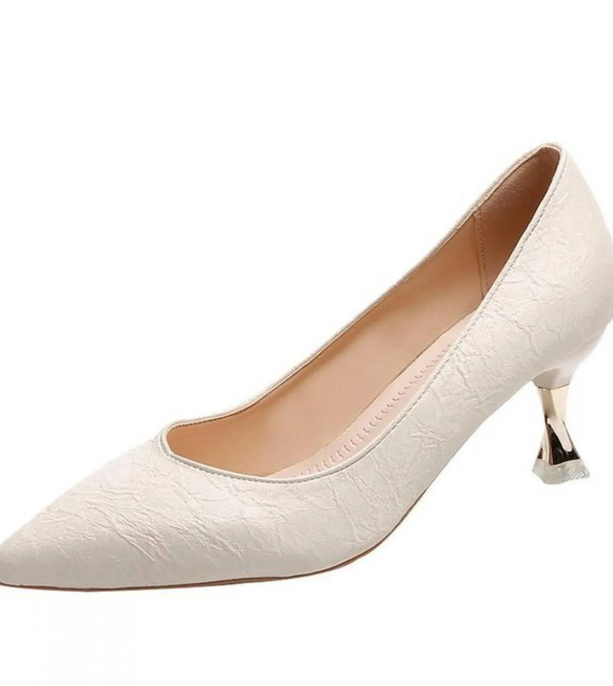 Tacchi alti da donna 2022 Nuovo stile a punta Bocca poco profonda Moda semplice Scarpe a spillo Zapatos De Mujer Pompe