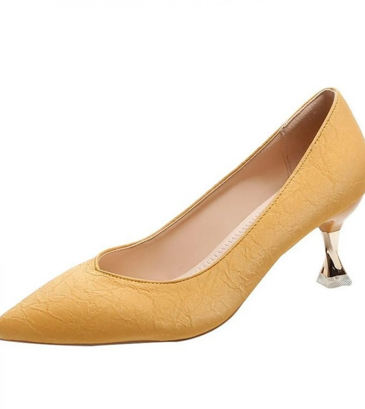 Tacchi alti da donna 2022 Nuovo stile a punta Bocca poco profonda Moda semplice Scarpe a spillo Zapatos De Mujer Pompe
