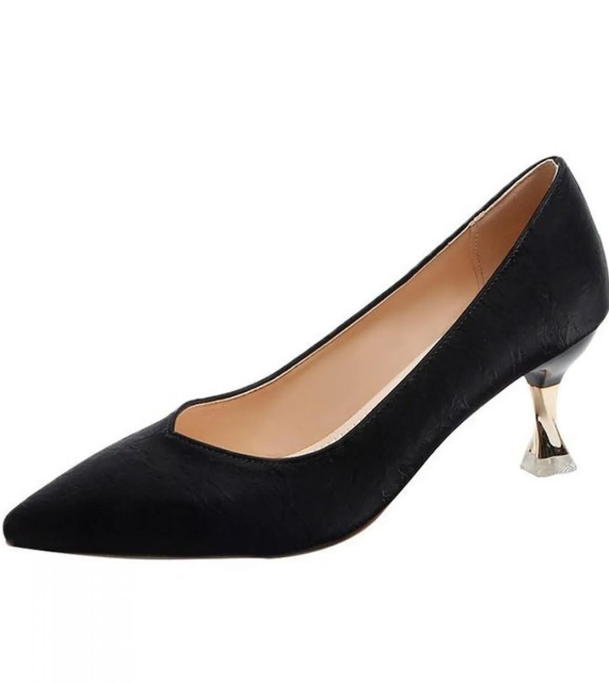 Tacchi alti da donna 2022 Nuovo stile a punta Bocca poco profonda Moda semplice Scarpe a spillo Zapatos De Mujer Pompe