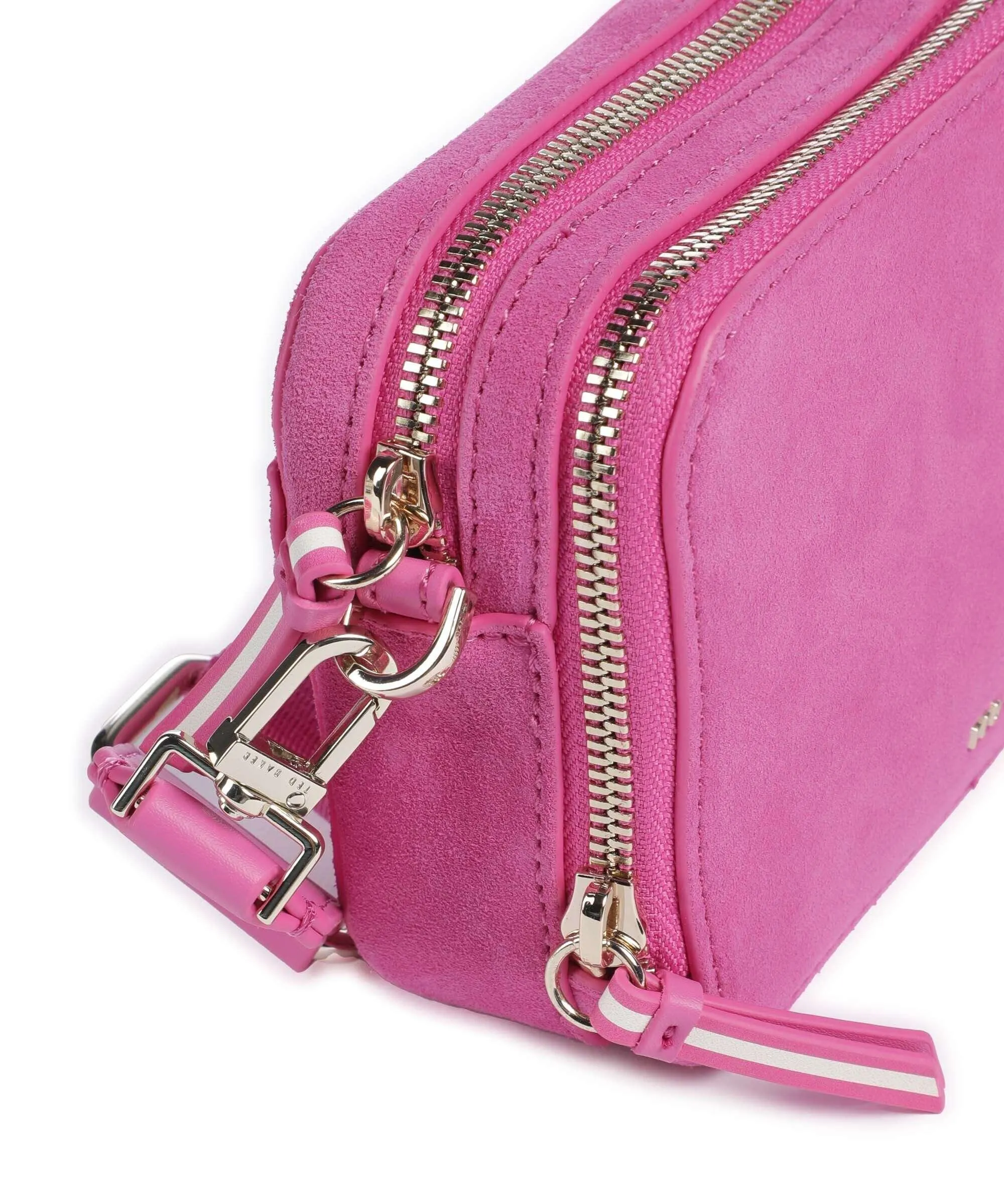  Ted Baker Stunnas Borsa a tracolla pelle bovina ruvida pink  
