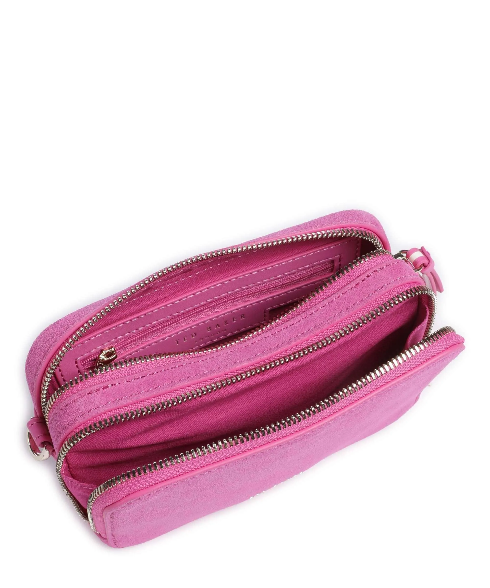  Ted Baker Stunnas Borsa a tracolla pelle bovina ruvida pink  