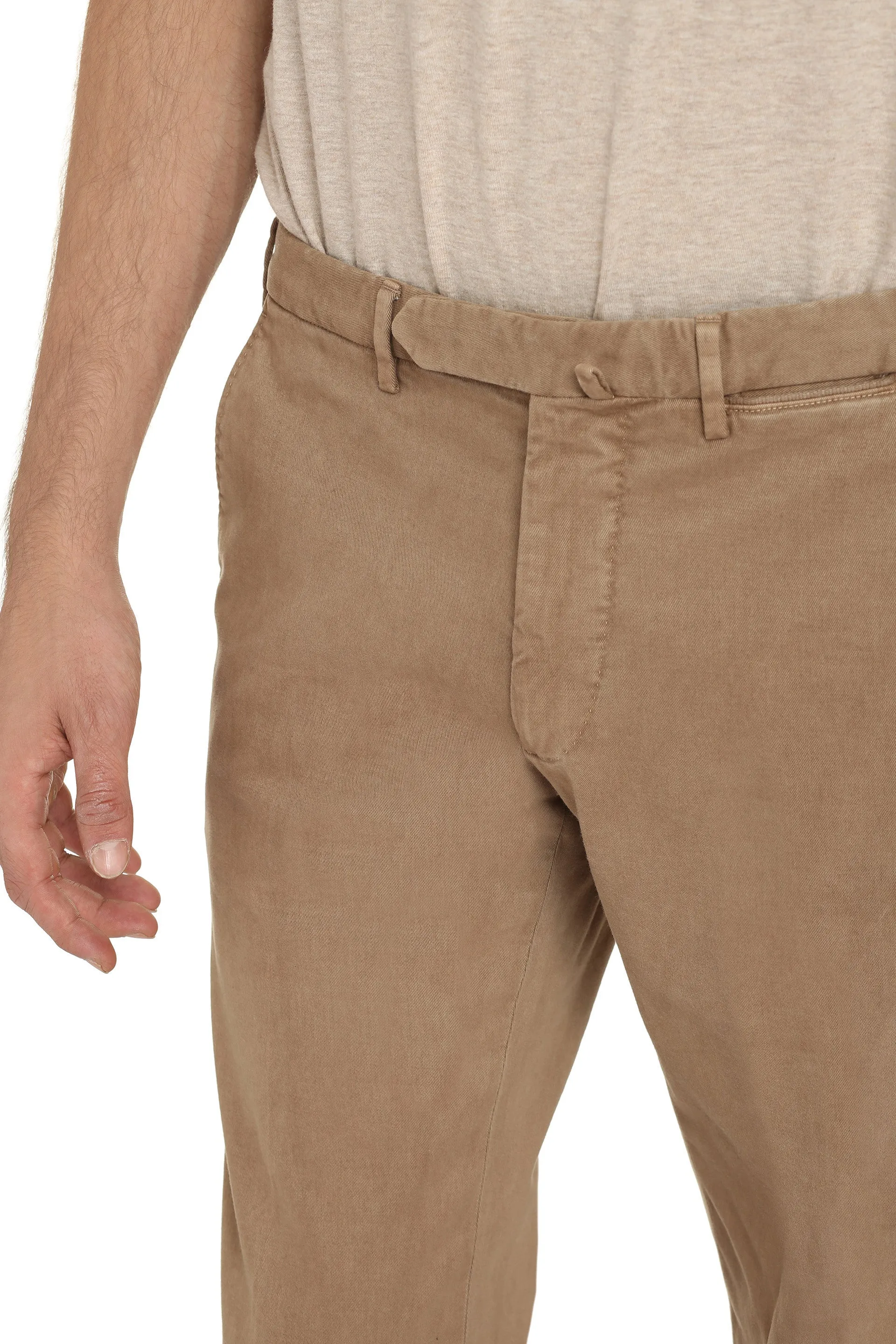 THE (Alphabet) THE (Pants) - Pantaloni chino in cotone stretch