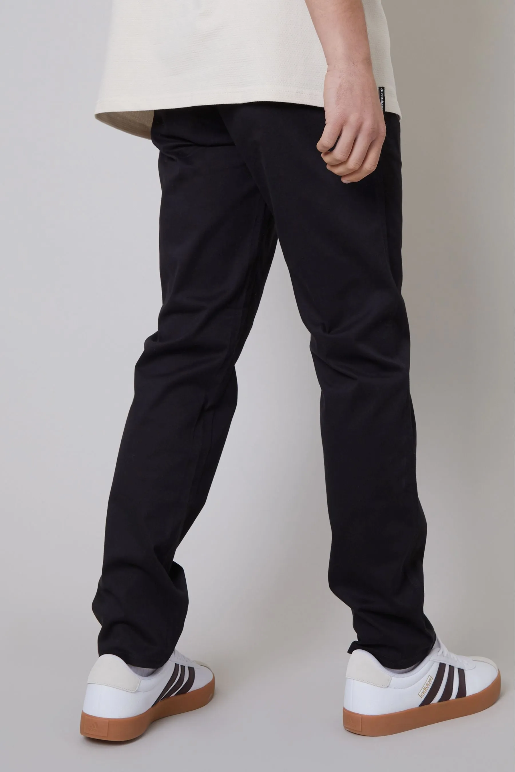 Threadbare cotone vestibilità regular - Vestibilità Pantaloni chino elasticizzata