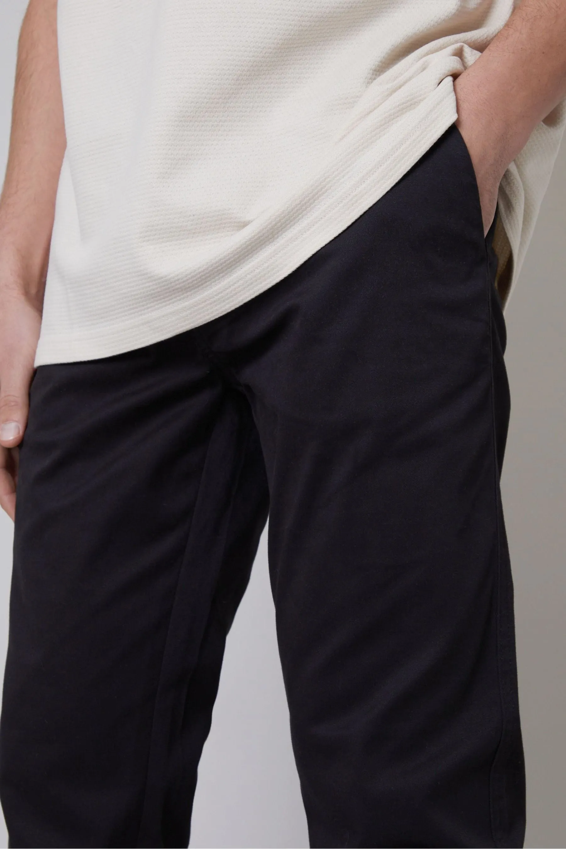 Threadbare cotone vestibilità regular - Vestibilità Pantaloni chino elasticizzata