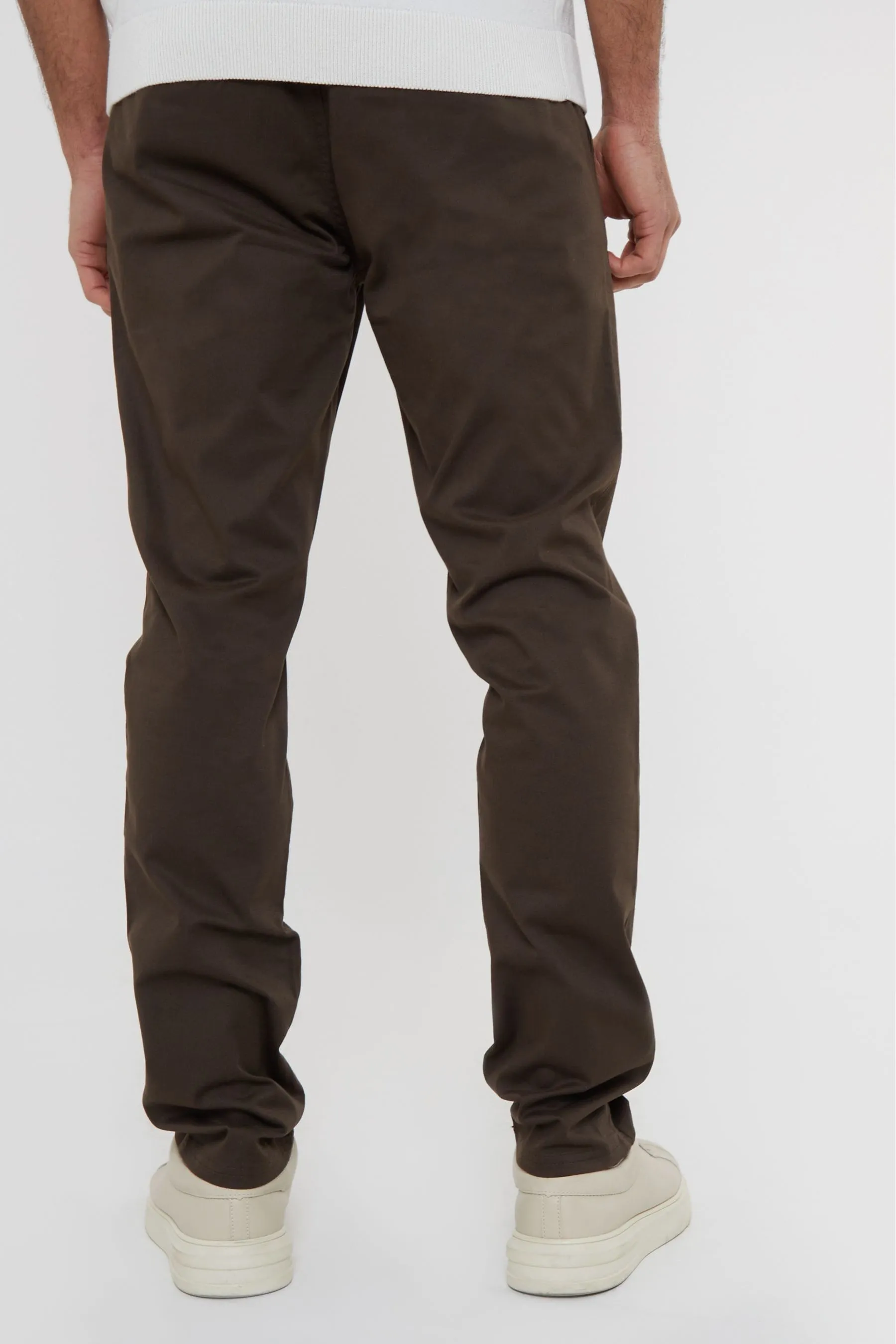 Threadbare - Pantaloni chino elasticizzati Vestibilità attillata / Slim in cotone