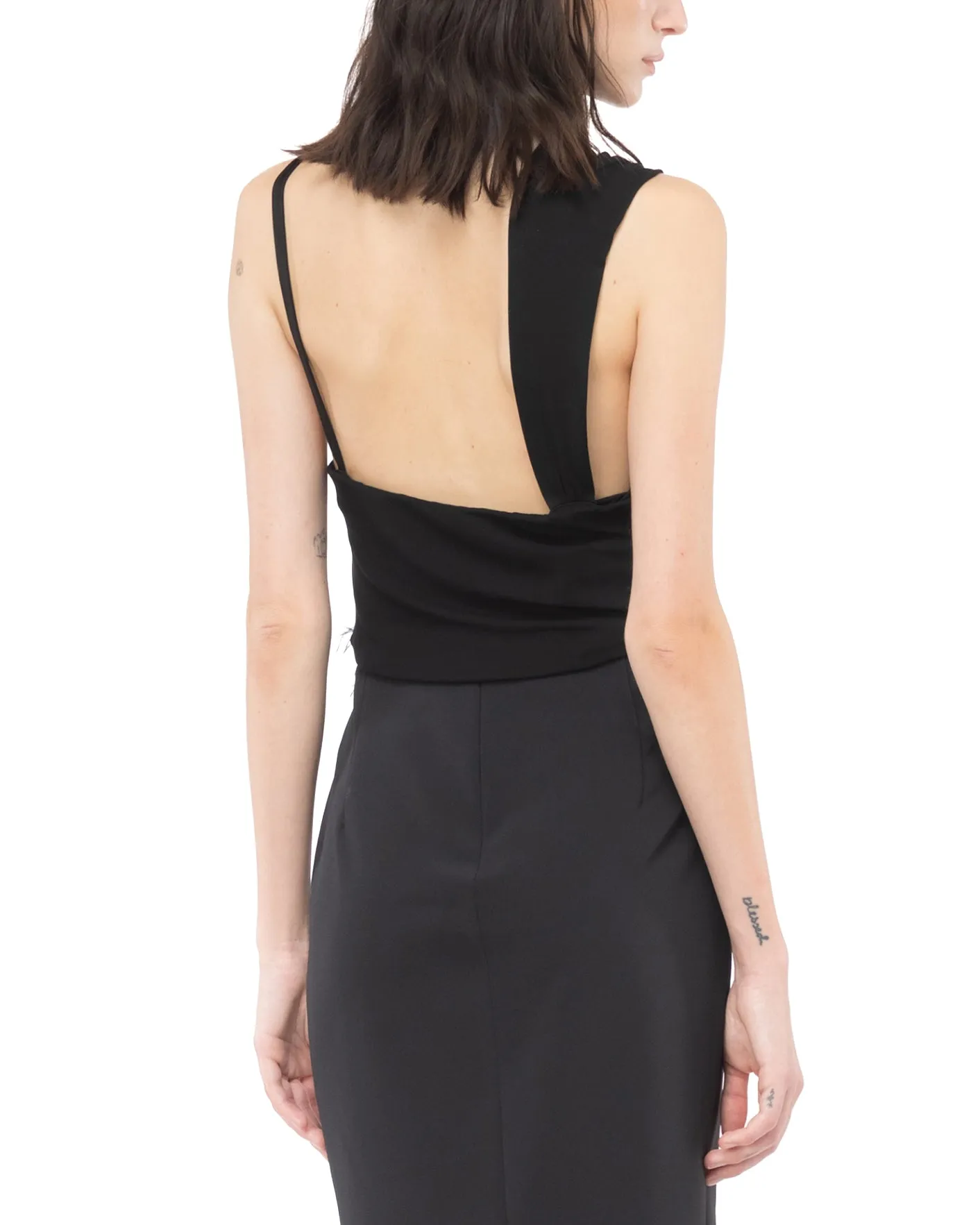 Top Euforios crepe nero