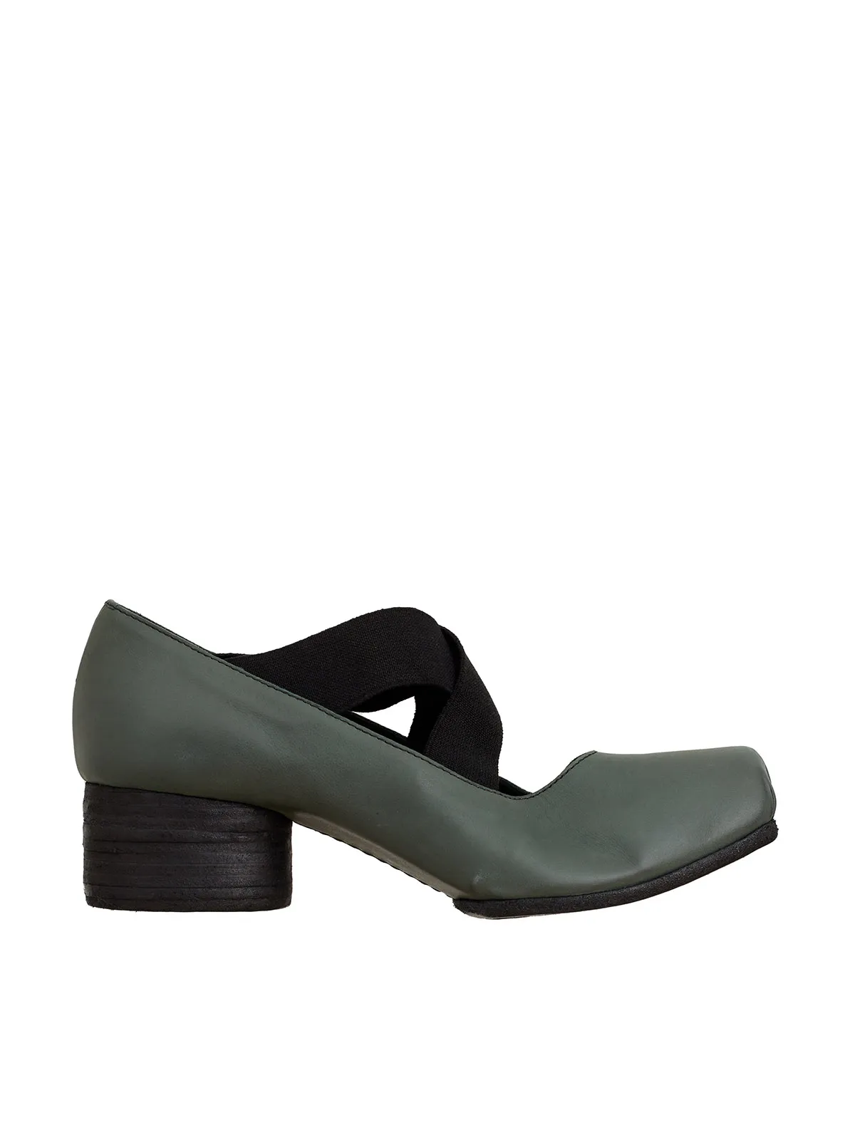 UMA WANG  BALLERINA IN PELLE TACCO MEDIO 