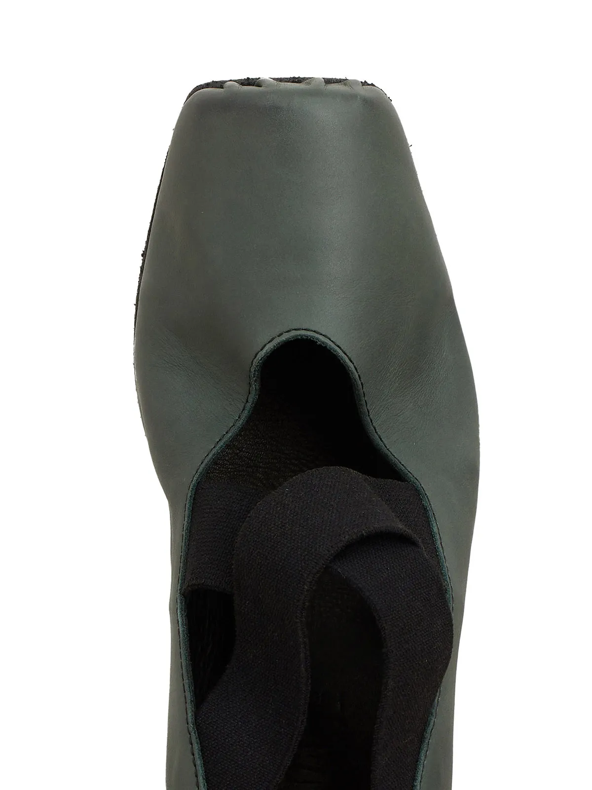 UMA WANG  BALLERINA IN PELLE TACCO MEDIO 