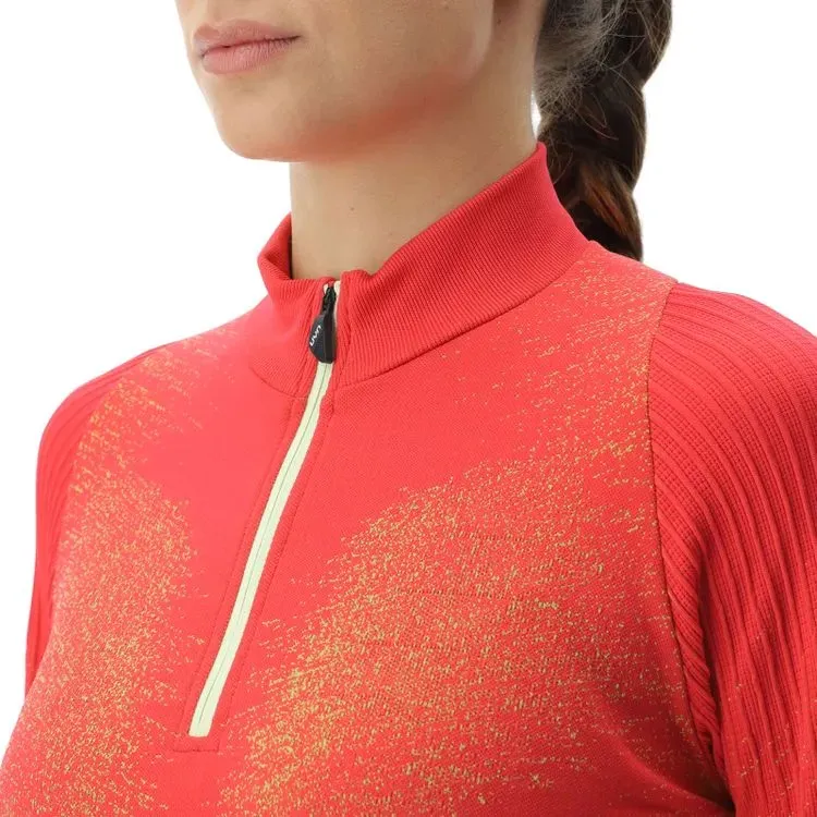 UYN Running Exceleration Shirt LongSleeve Zip Up Maglia Donna