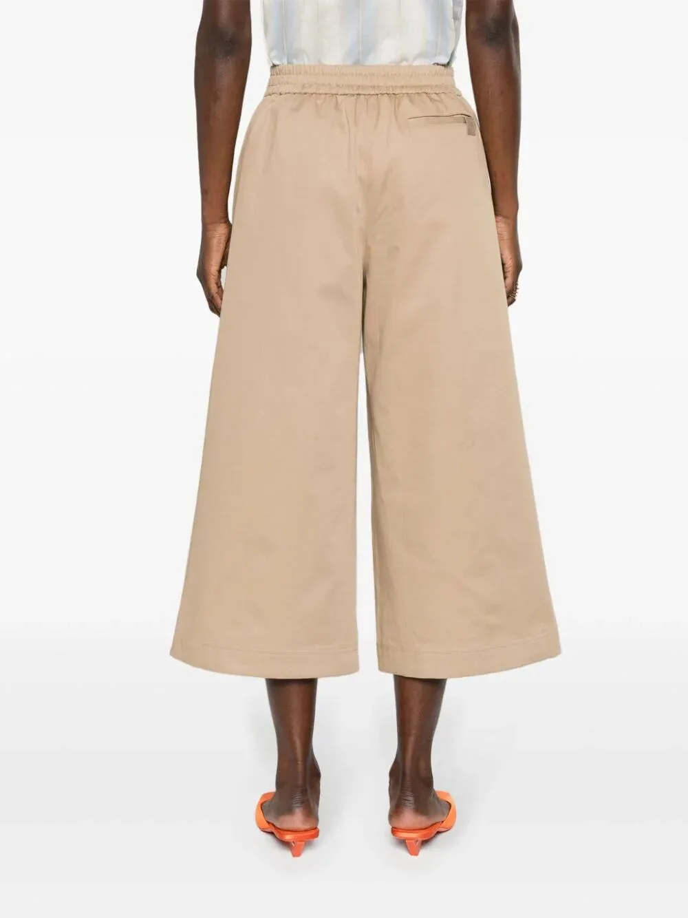 Wrapped Cropped Trousers