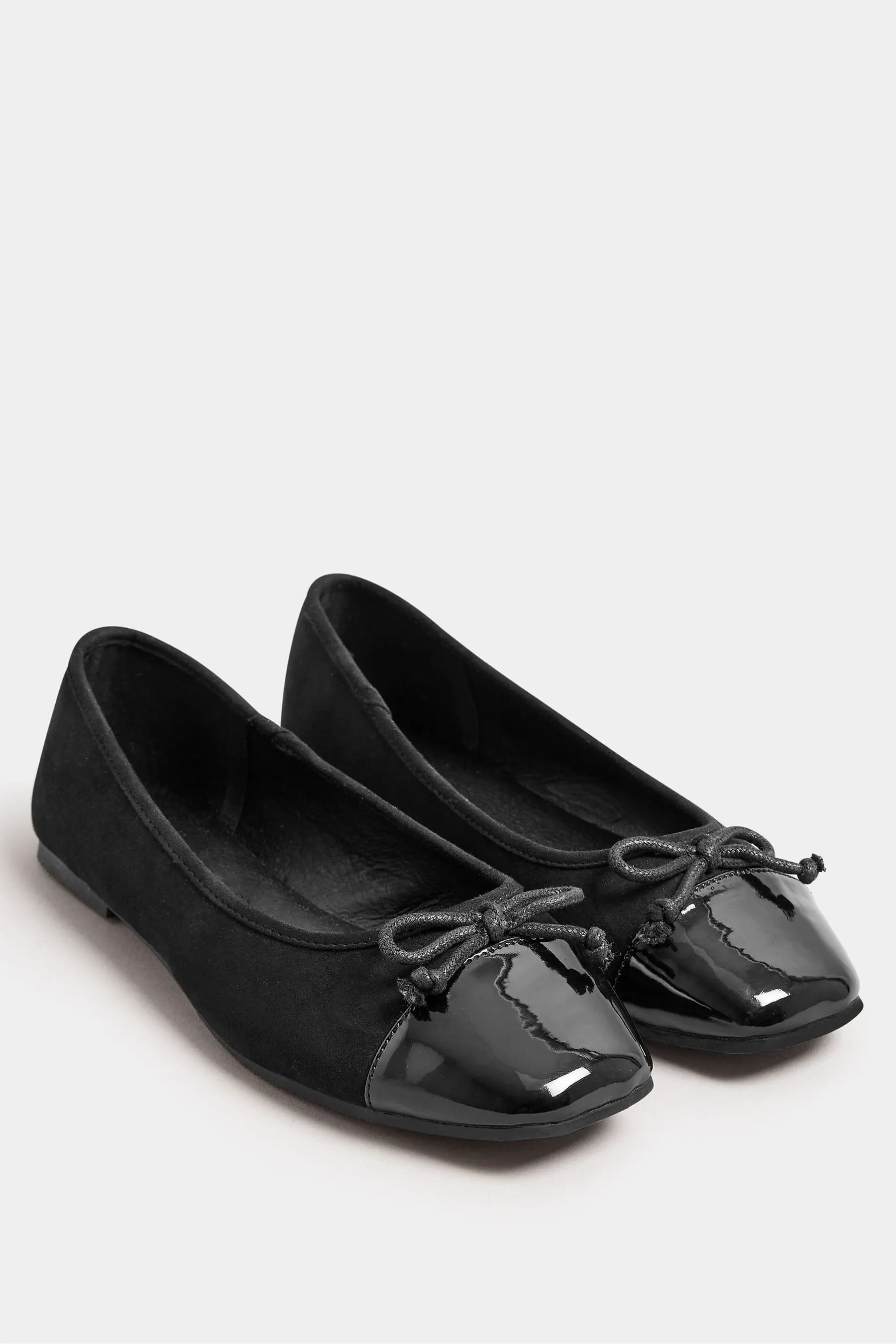 Yours Curve - Scarpe a ballerina con punta rinforzata e Vestibilità ampia extra