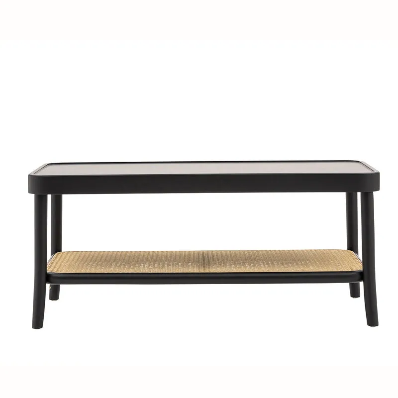 Zanini design Tavolino THOMAS nero rettangolare