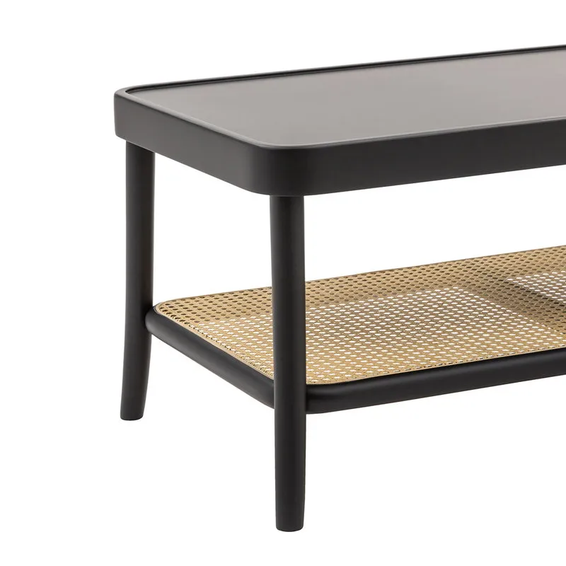 Zanini design Tavolino THOMAS nero rettangolare