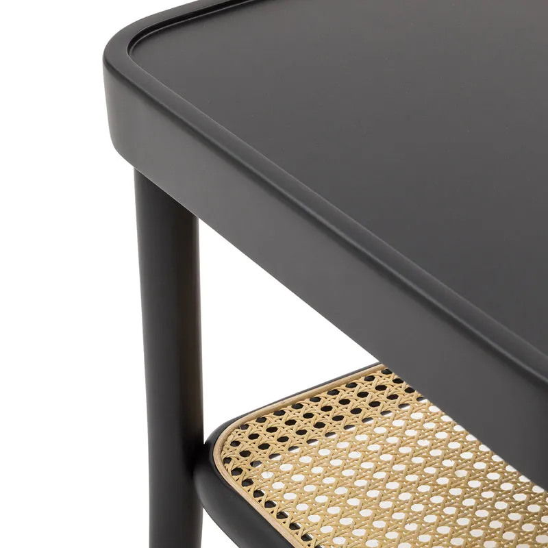 Zanini design Tavolino THOMAS nero rettangolare
