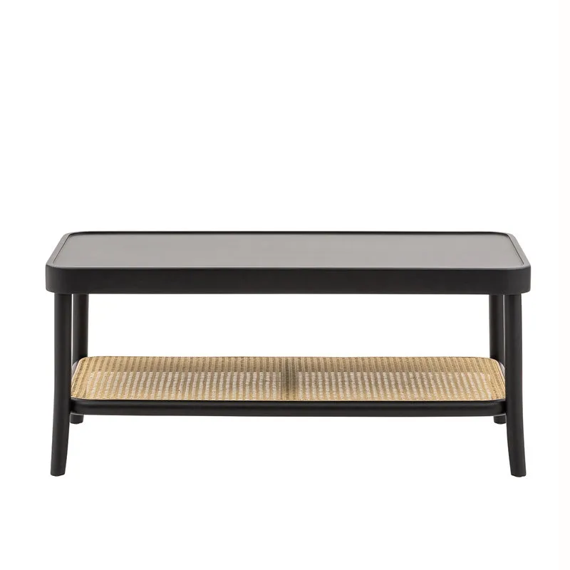 Zanini design Tavolino THOMAS nero rettangolare